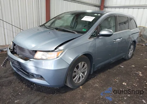 2014 Honda Odyssey Ex-L из США, поврежденный, VIN 5FNRL5H64EB114046